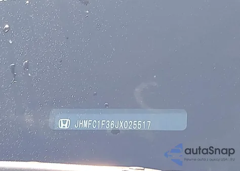 2018 Honda Civic Ex-T z USA, uszkodzony, nr VIN JHMFC1F36JX025517